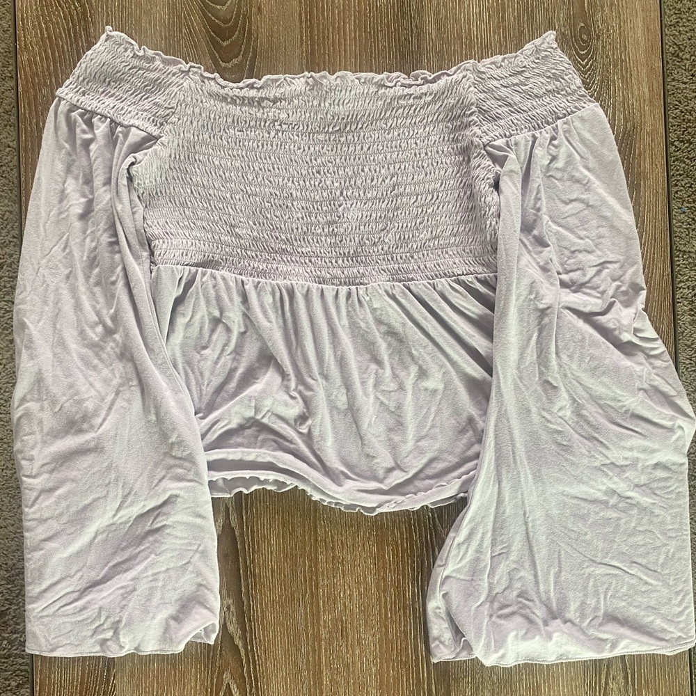 Flowy off the shoulder AE top